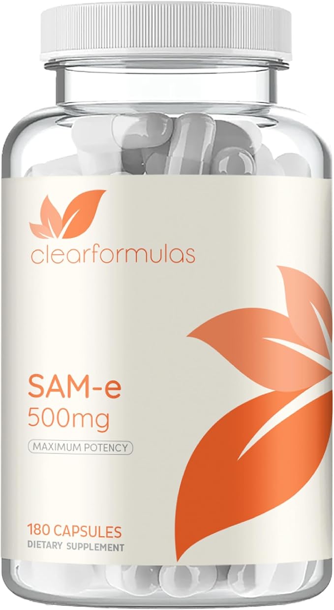 Bioactive SAM-e 500mg - High Strength SAM-e Supplement with Biologically Active SS Form for Liver and Mood Support - Vegan Non-GMO Preservative Free - Made in the US (180 Servings)
