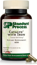 Standard Process Catalyn with Iron - Supplement for Energy &amp Metabolism Support - Includes Vitamins A C &amp D - Non-Dairy &amp Non-Soy - 150 Capsules (75 Servings)