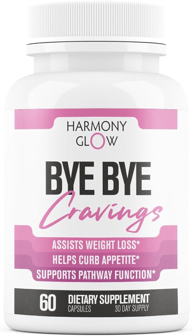 ByeBye Cravings Appetite Suppressant - Supports GLP-1 Pathway Function Weight Loss Pills for Women &amp Fat Burner + Appetite Suppressant | 3rd Party Tested Supplement - 60 Capsules to Lose Weight