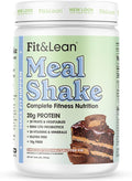 Fit &amp Lean Meal Shake Meal Replacement with Protein Fiber Probiotics and Organic Fruits &amp Vegetables Chocolate Peanut Butter Pie 1lb 10 Servings