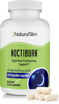 NaturalSlim NoctiBurn Nighttime Wellness &amp Amino Acid Support Supplement – 120 Vegetable Capsules