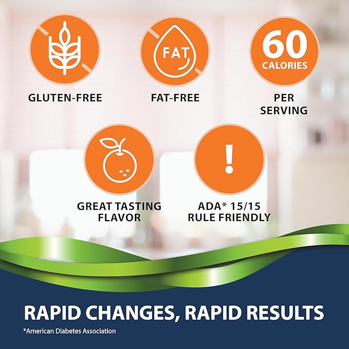 TRUEplus Glucose Tablets Chewable Orange Flavor 15g Fast-Acting Carbohydrates Fat Free Gluten Free Raise Low Blood Sugar and Boost Energy 50 Count 3 Bottles