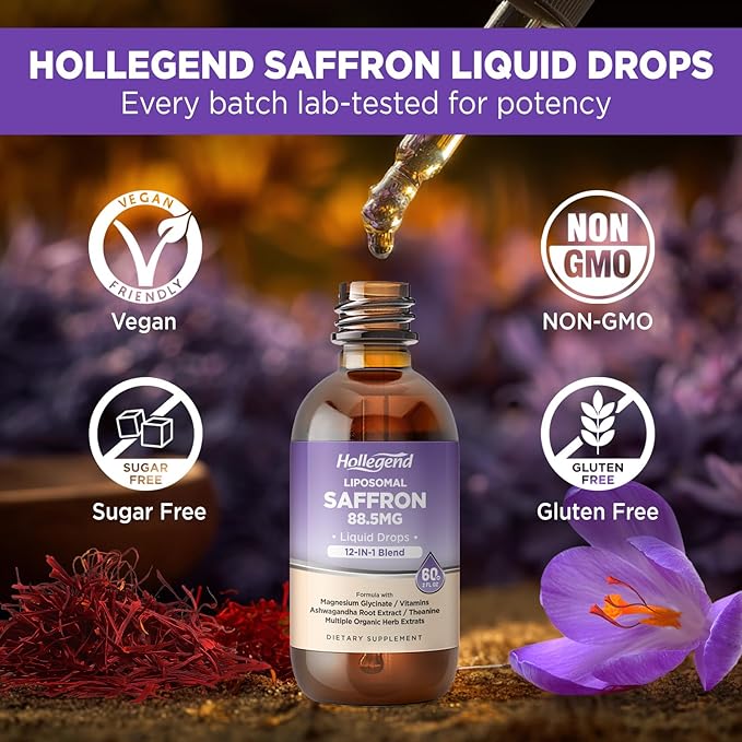 Saffron Drops + L Theanine Gummies