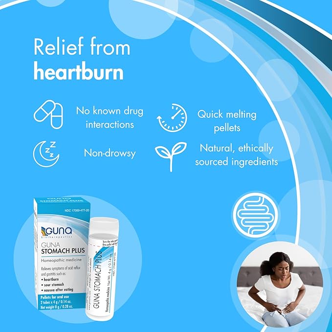 Guna Liver Plus Homeopathic Liver Support Suppleme Pellets – Supports Liver Function &amp Detox– 2 Tubes