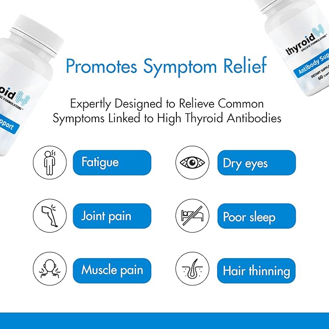 Antibody Support - Thyroid Antibody Support Combines Nigella Black Cumin Seed Selenium and Inositol to Help Lower Thyroid Antibodies and Thyroid Cells