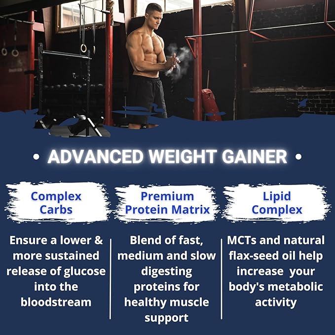 Gaspari Nutrition Real Mass: Advanced Weight Gainer Protein and Complex Carb Blend 50g Protein 16g EAAs Gluten-Free 12 lbs (Chocolate Ice Cream)