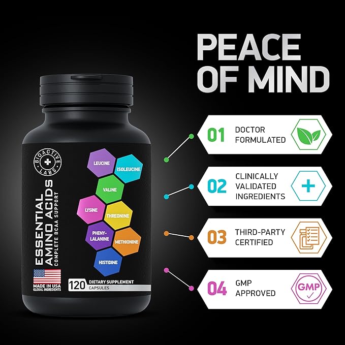 Essential Amino Acids Complex and HMB and Vitamin D3 - Power and Recovery Bundle