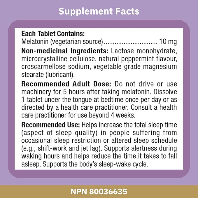 Bioclinic Naturals - Melatonin 10 mg 180 Tablets