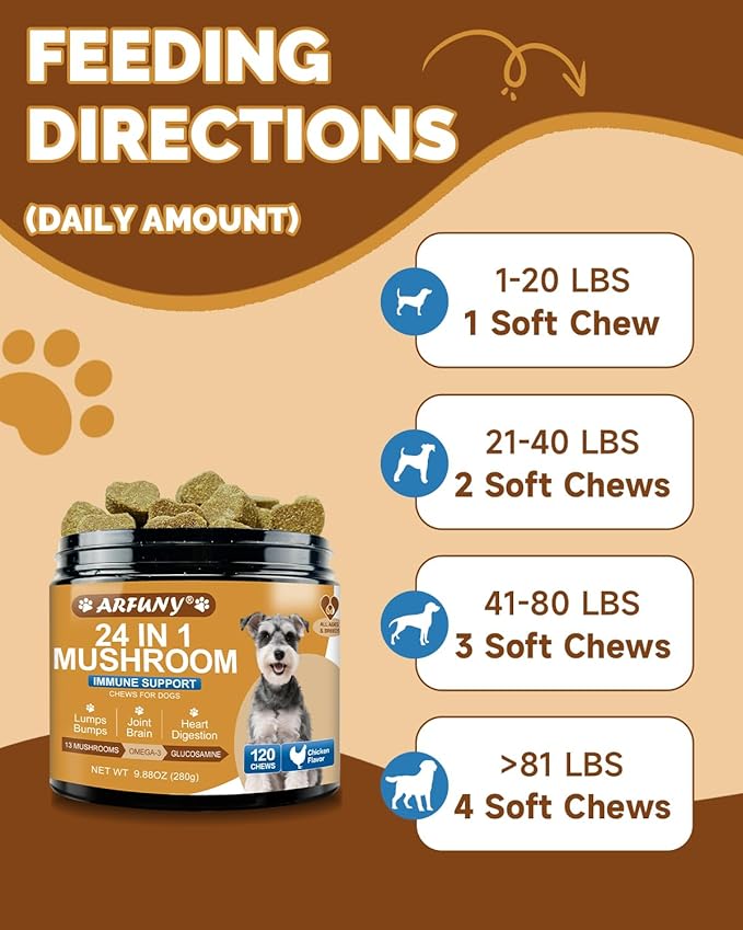 L-Lysine Supplement for Cats - Immune Support - 60ML Lysine for Feline Respiratory Sneezing Runny Nose Eye Function Mushrooms for Dogs - Turkey Tail Mushroom for Dogs - Gut Skin Joint Health
