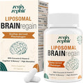 Liposomal Brain Supplements for Memory and Focus - Plasmalogen with Curcumin &amp Vitamin E for Better Absorption- Suitable for SeniorsAdult Men &amp Women Cognitive HealthHigh Potency 60 Servings