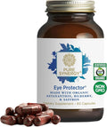 PURE SYNERGY Eye Protector | 100% Natural Vegan Eye Health Supplement | with Organic Astaxanthin Lutein &amp Zeaxanthin | for Healthy Vision (60 Capsules)