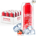 BAWLS Guarana Cherry BAWLS Guarana Drink Guarana Soda Guarana Fueled Soda for Energy High Energy Caffeinated Drink 16oz 12 Pack Cans
