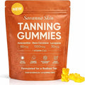 Savanna Skin Tanning Gummies with Vitamin C &amp E Astaxanthin Beta Carotene &amp Lycopene Blend Natural Looking Glow Bronzing Radiant Healthy Skin Non-GMO Vegan &amp Sugar-Free 60 Gummies