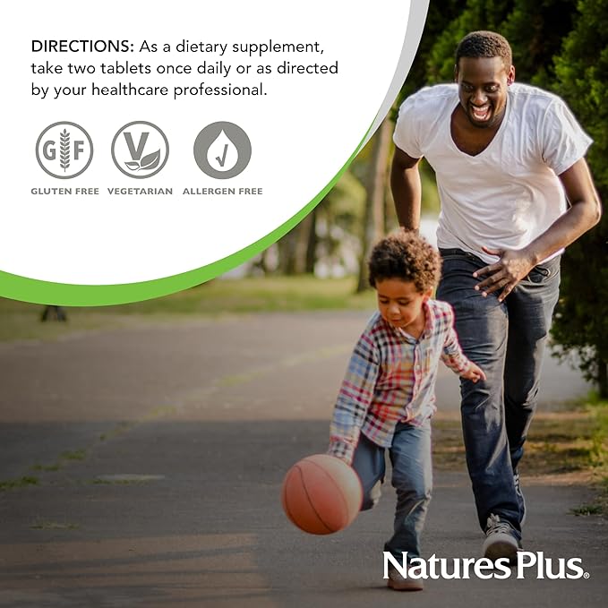 NaturesPlus Quercetin Plus with Vitamin C &amp Bromelain - 90 Vegetarian Tablets - Allergy Relief Supplement - Immune Antioxidant &amp Anti-Inflammatory Support - Gluten Free - 45 Servings