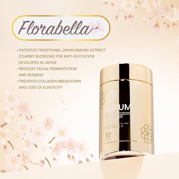 Aurum Hikari Premium Glutathione and Skin Support Formulation 30 Capsules