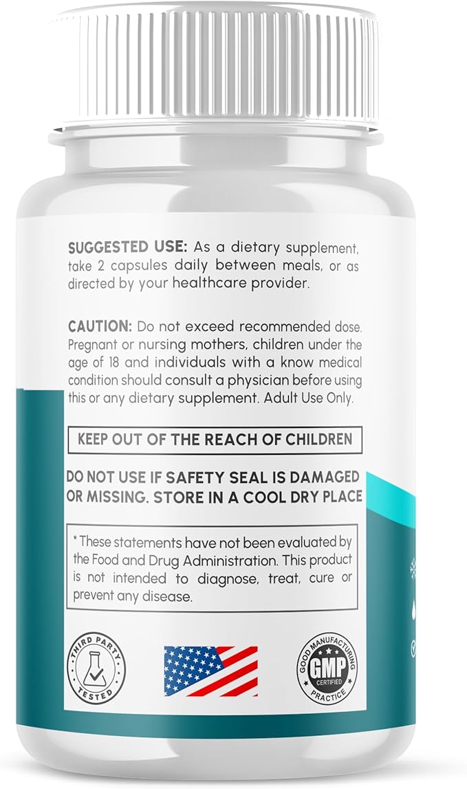 (2 Pack) Nervital Capsules Official Nervital Supplement Pills with All Natural Ingredients Advanced Formula for Optimal Health &amp Nerve Support with Premium Vitamins for Women &amp Men (120 Caps