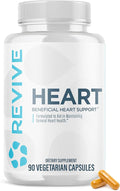 Revive MD Health Supplements 90 Veggie Capsules - CoQ10 Supplement Supports Heart Muscle Function - Coenzyme Q10 200mg Promotes Healthy Flow - Vegan-Friendly &amp Gluten-Free (30 Servings)