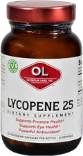 Olympian Labs Lycopene 25mg Powerful Antioxidant Supports Eye Prostate &amp Heart Health Gluten Free Non-GMO 60 Vegan Capsules