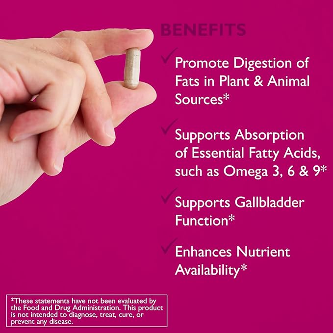 AST Enzymes Lipase-HP Plus – 90 Vegetarian Capsules - Digestive Enzymes for Fatty Foods – Keto Diet Digestive Enzyme Formula