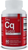 Essential Elements CoQ10 100mg Softgels for Heart Brain and Vascular Support - Comprehensive Coenzyme Q10 Supplement Formulated for Optimal Absorption - 60 Count 2 Month Supply