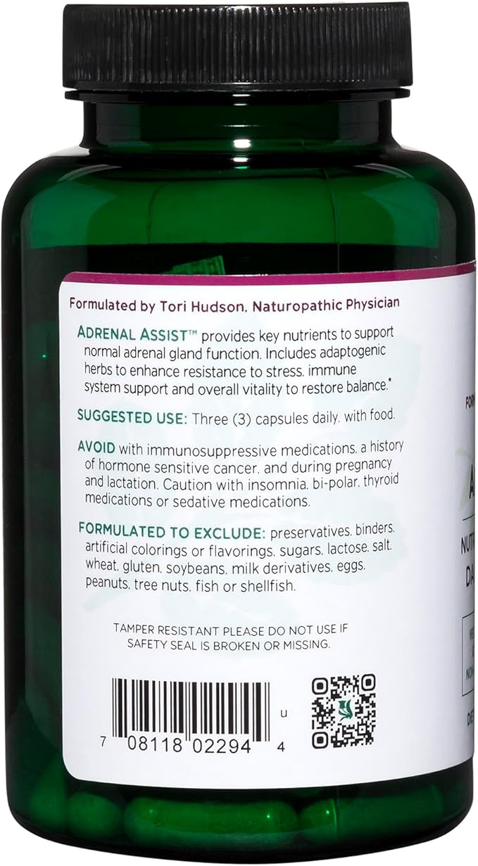 Vitanica Adrenal Assist Adrenal Support Vegan 90 Capsules