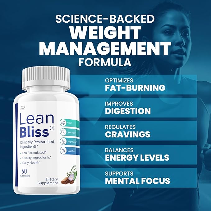 Lean Bliss Pills Lean Bliss Reviews Lean Bliss Advanced Formula Pills Lean Bliss All Natural Formula Supplement Capsules Lean Bliss Healthy Weight Support (2 Pack - 120 Capsules)