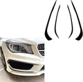 Compatible with Benz CLA-Class C117 CLA200 260 CLA45 AMG 2013-2015 Front Bumper Side Air Knife Spoiler Canard Splitter Car Fog Light Trim Exterior Decoration