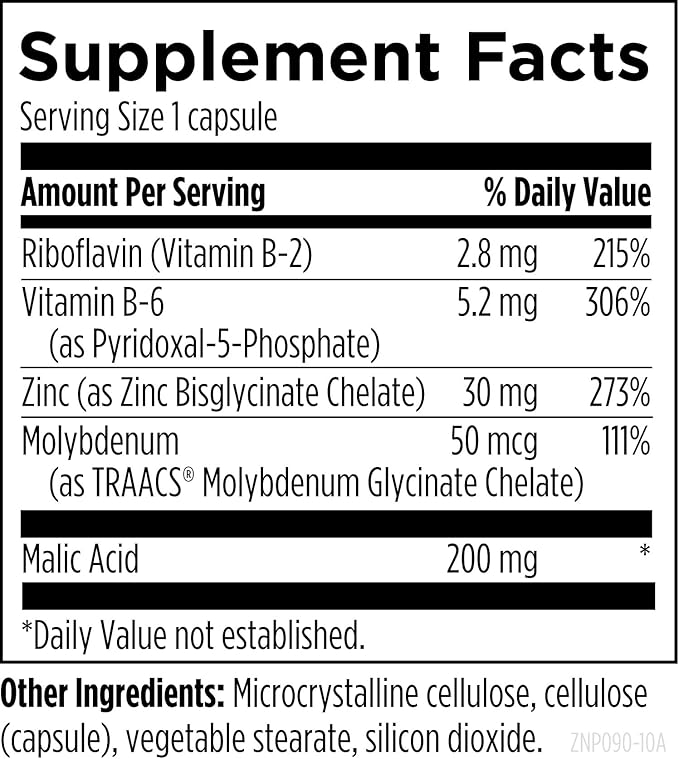 Designs for Health Zinc Supreme - 30mg Zinc Bisglycinate Chelate Supplement with Cofactors Taurine Vitamin B6 B2 + Molybdenum - Immune Support Supplement - Vegan + Non-GMO (90 Capsules)