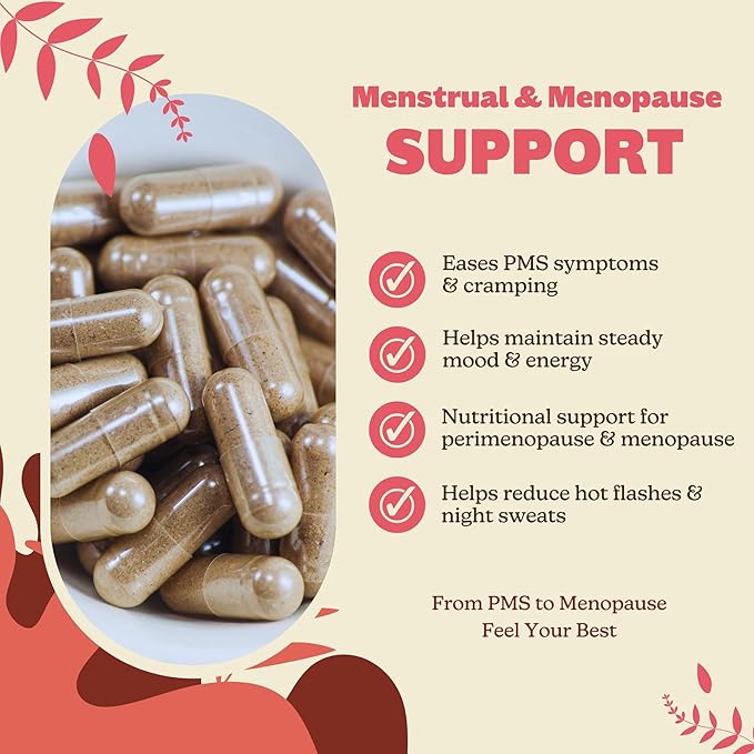 MK Supplements Female Vitality | Grass-Fed Beef Organs for Women | Spleen Uterus Ovaries Fallopian Tubes &amp Kidney | No Phytoestrogens | 150 Capsules