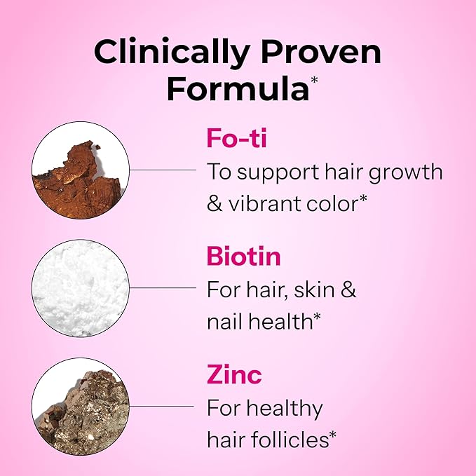 HUM Hair Strong Daily Hair Growth Gummies with Biotin Zinc Vitamin B12 to Support Growth Folic Acid &amp Vitamin B12 Gummy Vitamins for Healthy Hair Support for Women and Men 180 Gummies