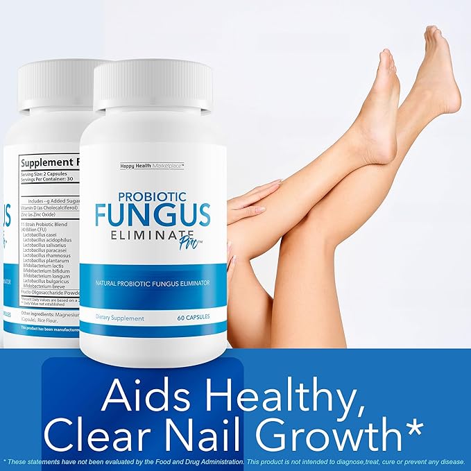 Probiotic Fungus Eliminate Pro - Our Best Natural Probiotic Fungus Eliminator - Our Best Nail Fungus Probiotic - Our Best Natural Foot Nail Fungus Pills - Our Best Nail Fungus Treatment for Toenail