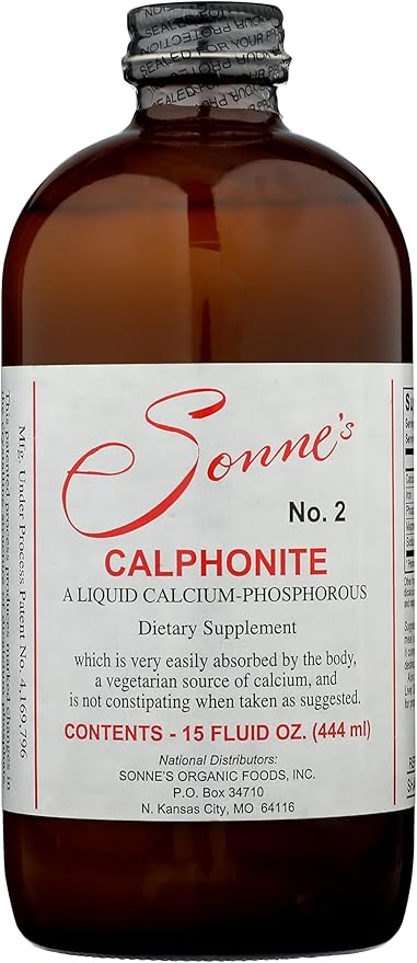 Sonne's Calphonite Liquid Calcium Phosphorus 15 Fluid Ounce