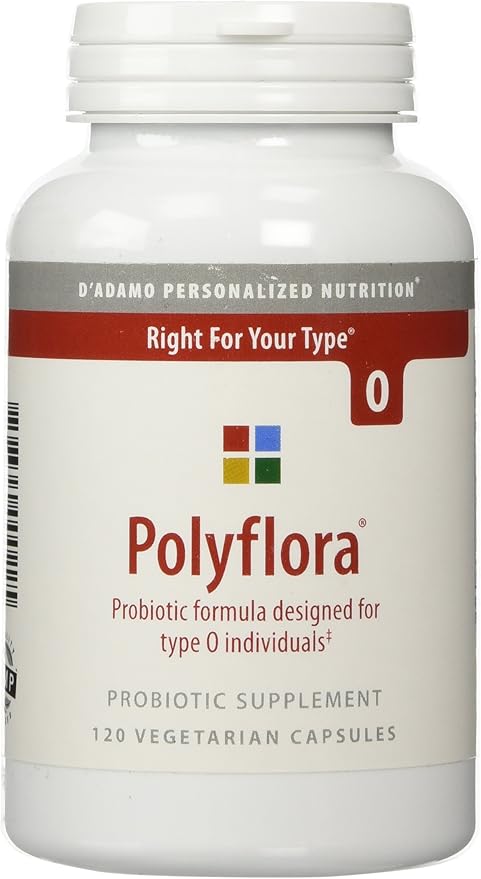 D'Adamo Personalized Nutrition Polyflora O 120 Count