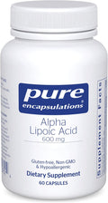 Pure Encapsulations Alpha Lipoic Acid 600 mg - ALA Supplement for Liver Support Antioxidants Nerve Health Cardiovascular Health &amp Carbohydrate Support - Premium Alpha Lipoic Acid - 60 Capsules