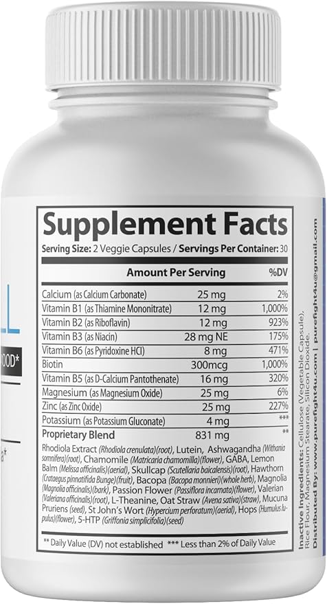 Joy-Full Supports A Positive Mood Promotes Cognitive Health Supports Relaxed Mood Dietary Supplement | 3 Bottles