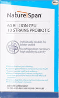 60 Billion CFU 10 Strains Probiotic-Additional prebiotics are added to regulate the balance of intestinal flora promote peristalsis enhance immunity and improve intestinal health30 Capsules