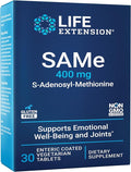 Life Extension Same Mood Joint &amp Liver Support Gluten-Free Non-GMO Vegetarian 30 Tablets