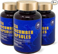 Sea Cucumber Wild Caught Capsules Sea Cucumber Natural Extract Supplement Super Natural Antioxidant Immune Builder Cartilage Protection - 90 Capsules 500mg/Bottle - Three Bottles