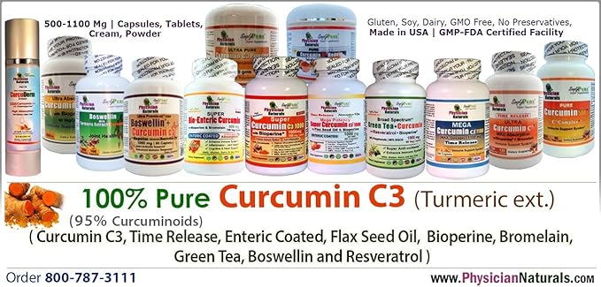 Pure White Curcumin C3 Reduct Powder 3X Absorption and 180X More Concentrated Than Turmeric Powder 75 GMS