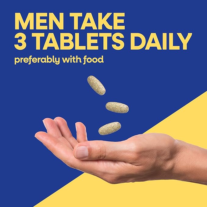 Nature’s Way Alive! Men’s Max3 Potency Daily Multivitamin High Potency Multivitamin for Men with B-Vitamins for Cellular Energy* Supports Heart Muscle and Eye Health* 90 Tablets