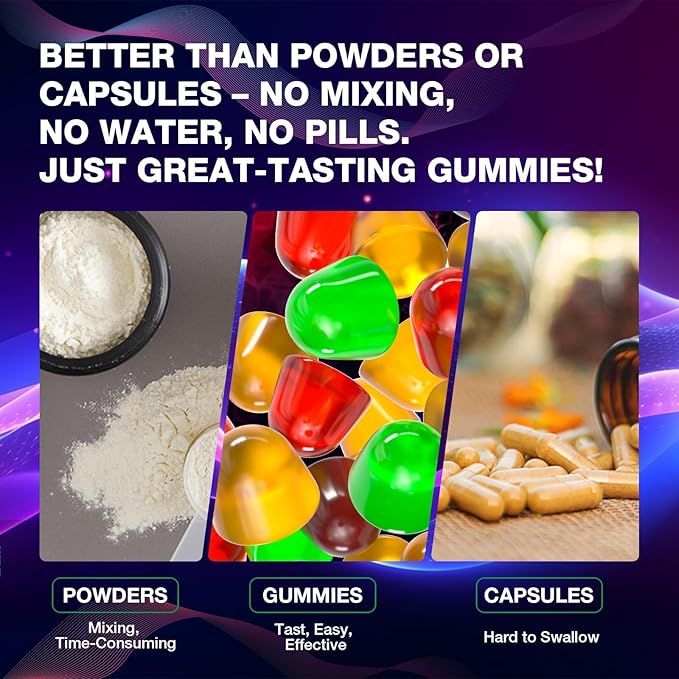 Creatine Monohydrate Gummies 5g for Women &amp Men - Creatine Gummies for Women Pre Workout Chewables with L-Taurine &amp Alpha GPC Sugar-Free Muscle Builder Energy Boost Vegan Non-GMO (160 Count