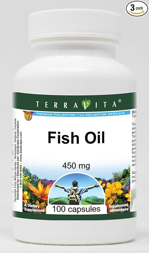 Fish Oil - 450 mg (100 Capsules ZIN: 520137) - 3 Pack