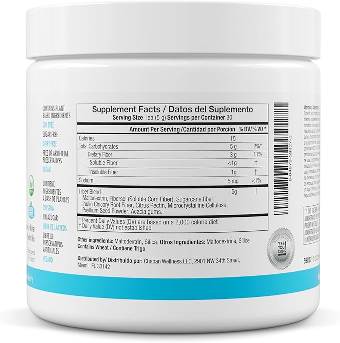 Yes You Can! Shake Booster Pure Fiber Add to Complete Meal Replacement Shakes or Protein Shakes Boost Shake with Sugarcane Fiber and Acacia Gums Protein Shake Booster - Pure Fiber (4 Pack)