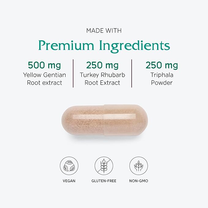 Vitanica Colon Motility Blend Colon Support Vegan 90 Capsules