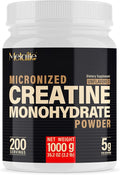 100% Pure Creatine Monohydrate Powder Canada-Made 1000 g (200 Servings) Micronized Powder Muscle Growth Unflavored Ideal for Athletes &amp Fitness Enthusiasts Third party lab tested Vegan