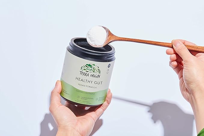 Healthy Gut Vegan Formula | with L-Glutamine and Clinically Proven ingredients | Supports Gut Permeability gastrointestinal Support Helps Alleviate Stomach discomfort and Boost Immunity*