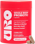 O Positiv URO Women’s Probiotic – All-in-one Probiotic for Women - Vaginal Gut Skin and Oral Microbiome Health – 20B+ CFUs Licorice Root Dandelion – Non-GMO Vegan Gluten-Free – 30 Capsules