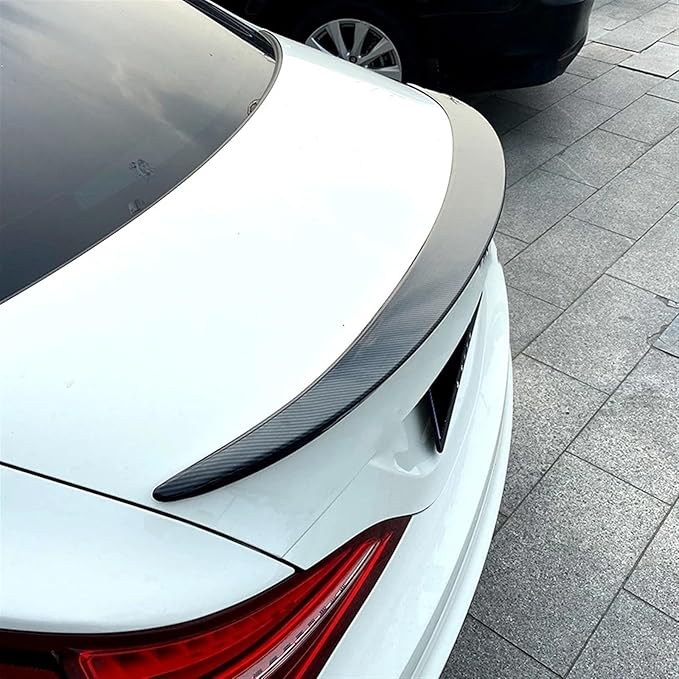 Kiyah Car Tail Wing Fixed Wind Spoiler Rear Wing Compatible for Mercedes CLA C117 CLA180 200 CLA45 AMG 2013-2019 Modified Decoration Accessories(Carbon Look)