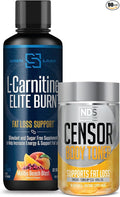 Censor NDS Nutrition Fat Loss-Body Toner with CLA (90 Softgels) &amp Siren Labs L-Carnitine Elite Burn Fat Loss Support Malibu Beach Blast 3000 mg (32 Servings)