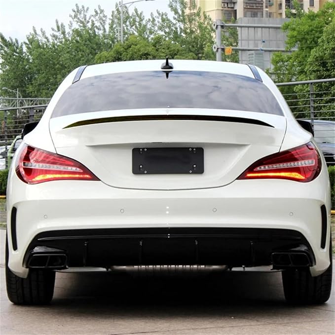 Car Rear Spoiler Spoilers for Cars Trunk Wing Spoiler Compatible with Benz CLA Class C117 CLA200 CLA260 CLA45 2013-2019(Gloss Black)